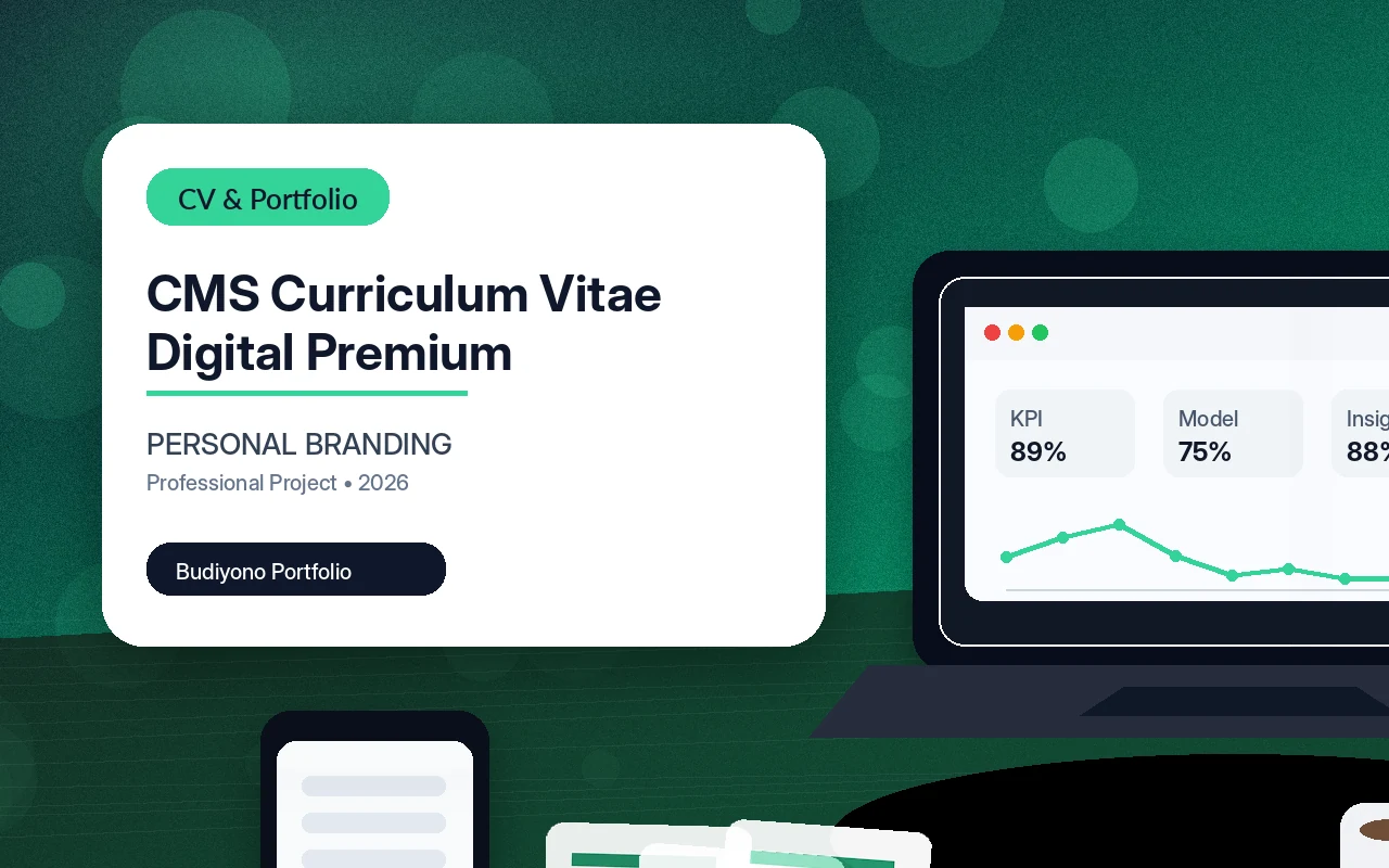 CMS Curriculum Vitae Digital Premium